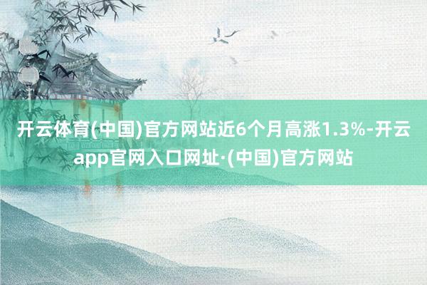 开云体育(中国)官方网站近6个月高涨1.3%-开云app官网入口网址·(中国)官方网站